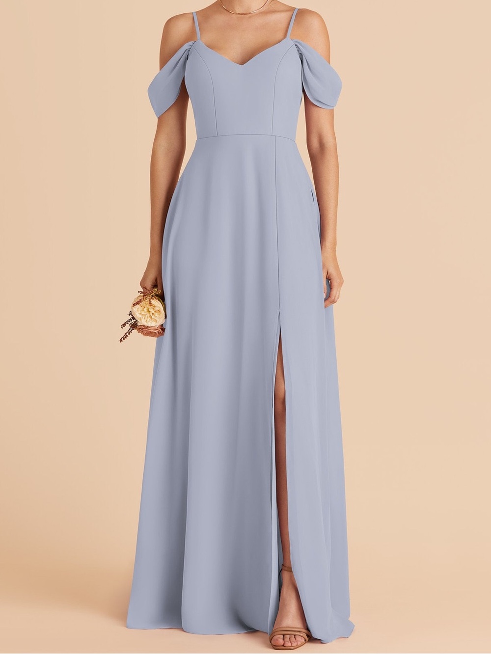 Dusty Blue Birdy Grey Devin Maxi Dress